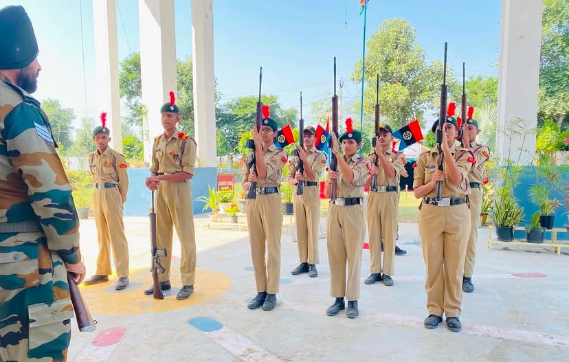 NCC RIFLE TRAINING